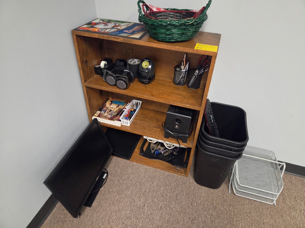 Bookcase & Misc. Contents
