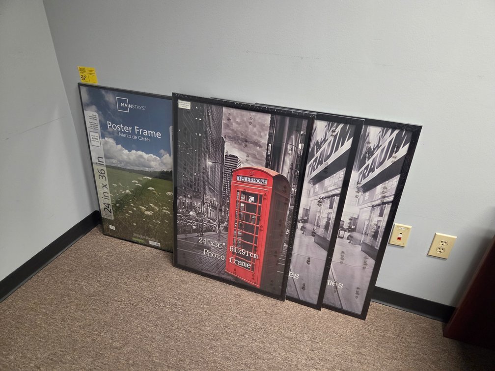 (4) 24" x 36" Photo Frames