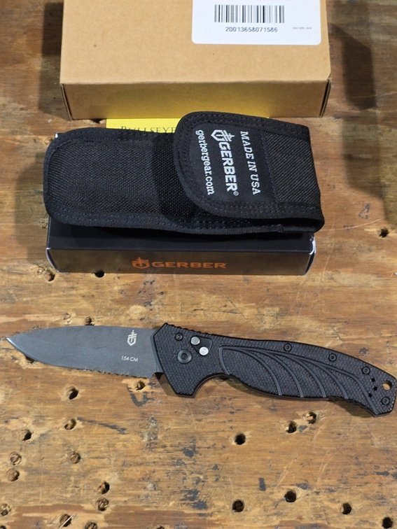 Gerber Emerson Auto 154CM Knife Model (22-07158N)