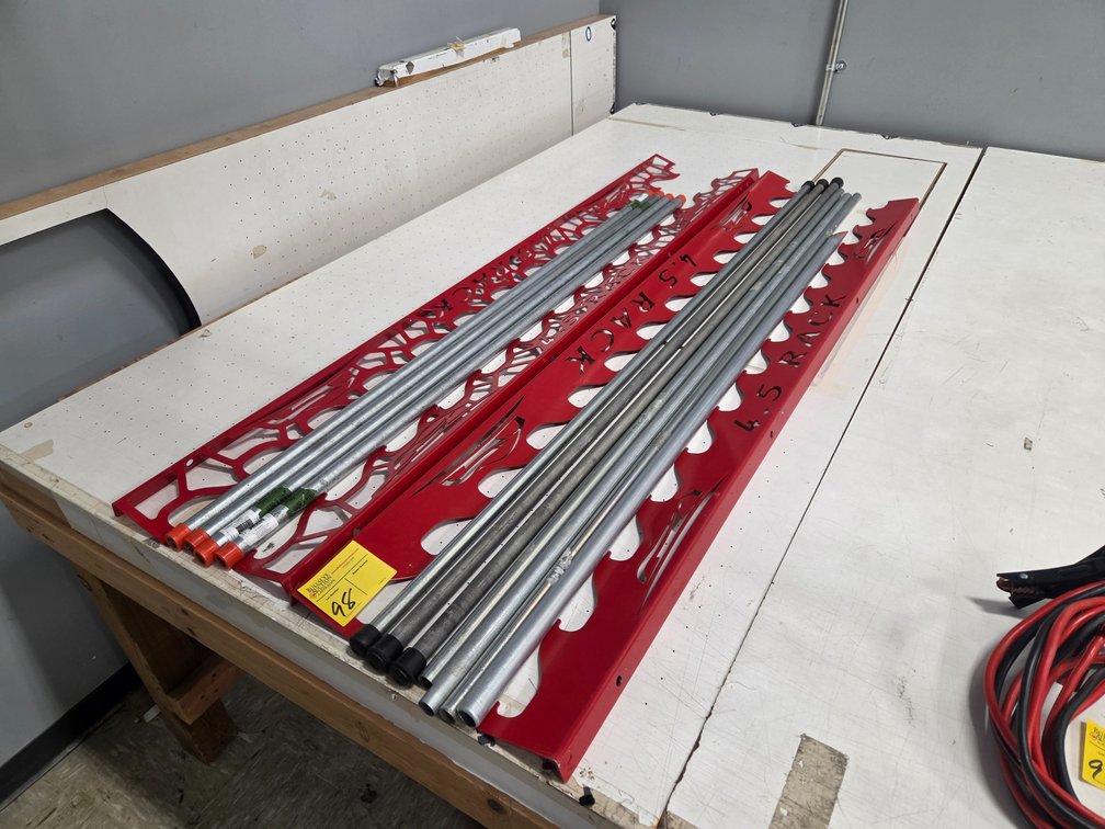 (2) Wall Mounted Racks