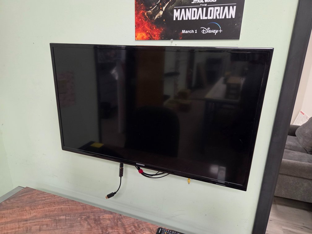 Samsung Flat-Screen & Mount