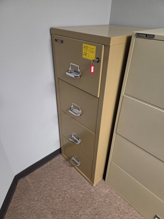 Fire King 25 Fireproof Four Drawer File