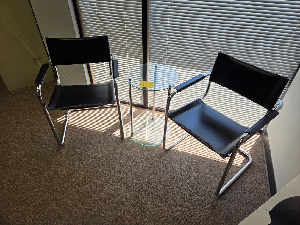 (2) Chairs & Table (Please Inspect for Condition)