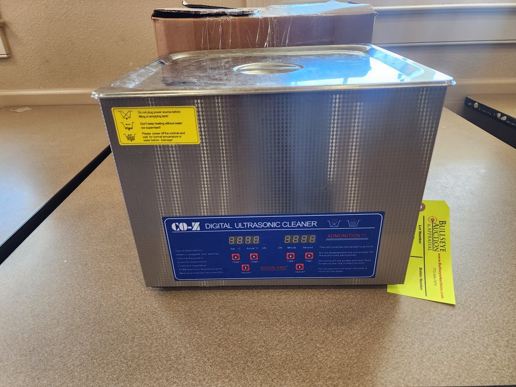 Co-Z Digital Ultrasonic Cleaner Machine, Model 60A, New