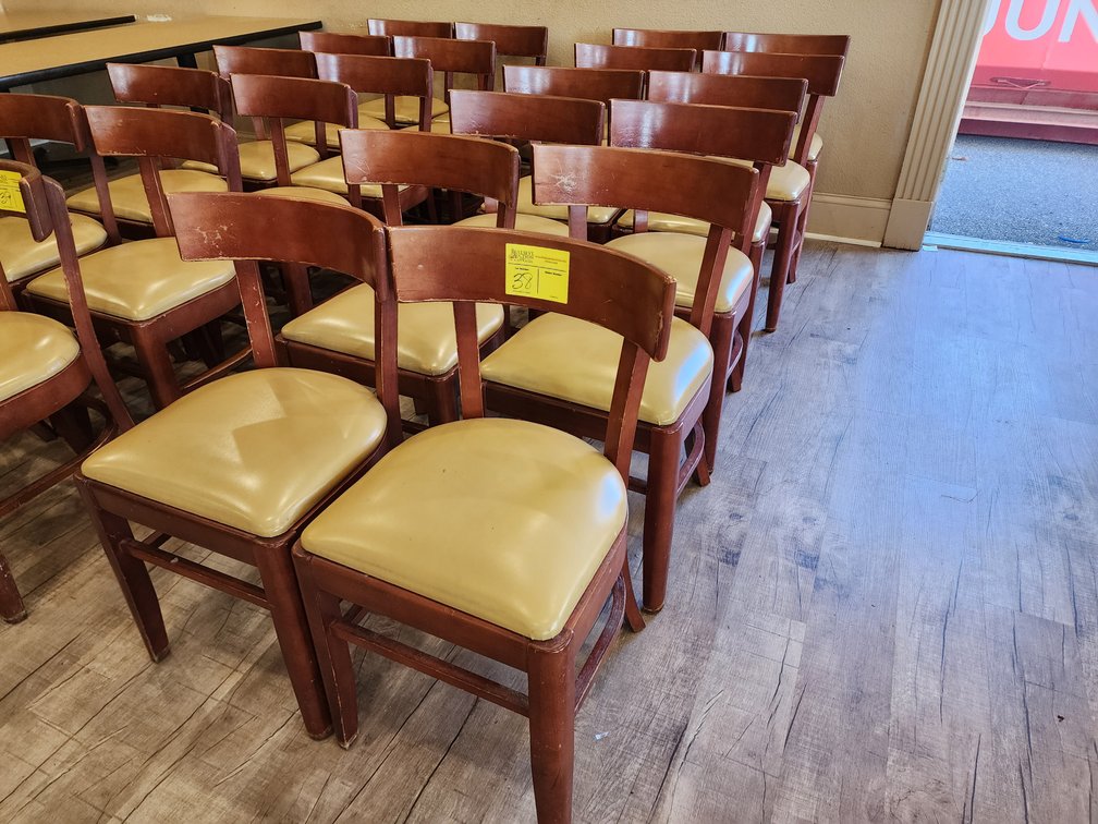 (12) Wooden Chairs from Robinson Furniture Company, Toccoa, GA