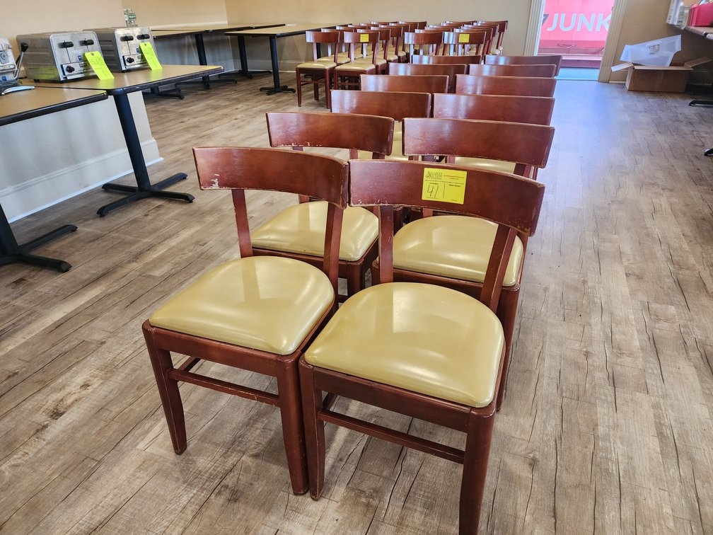 (12) Wooden Chairs from Robinson Furniture Company, Toccoa, GA