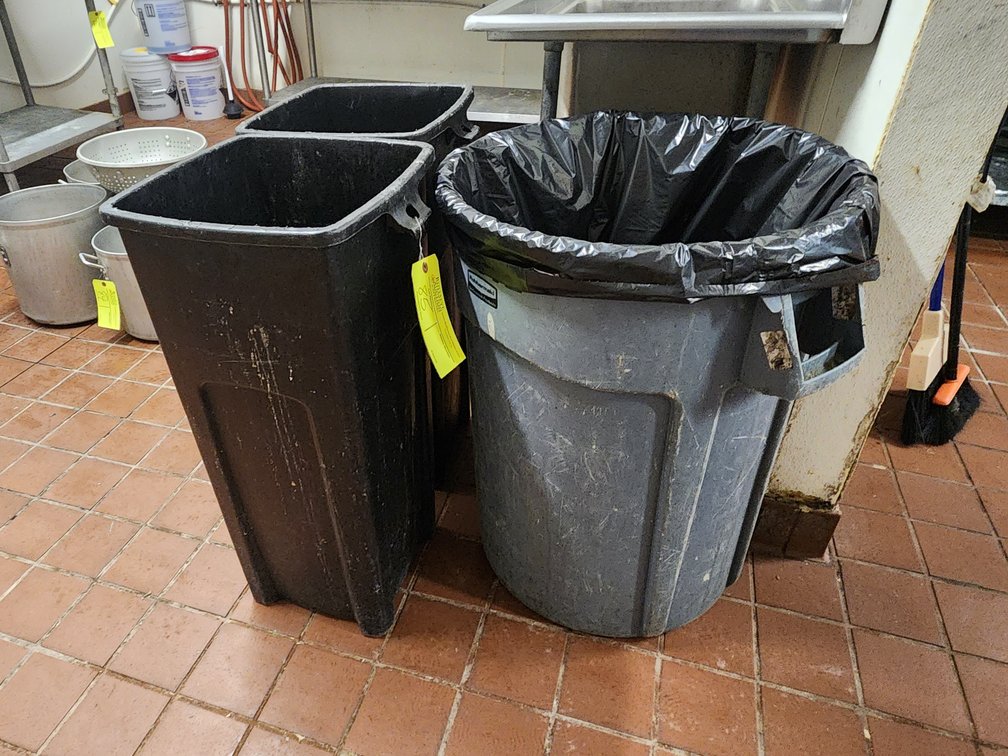 Assortment of Trash Receptacles