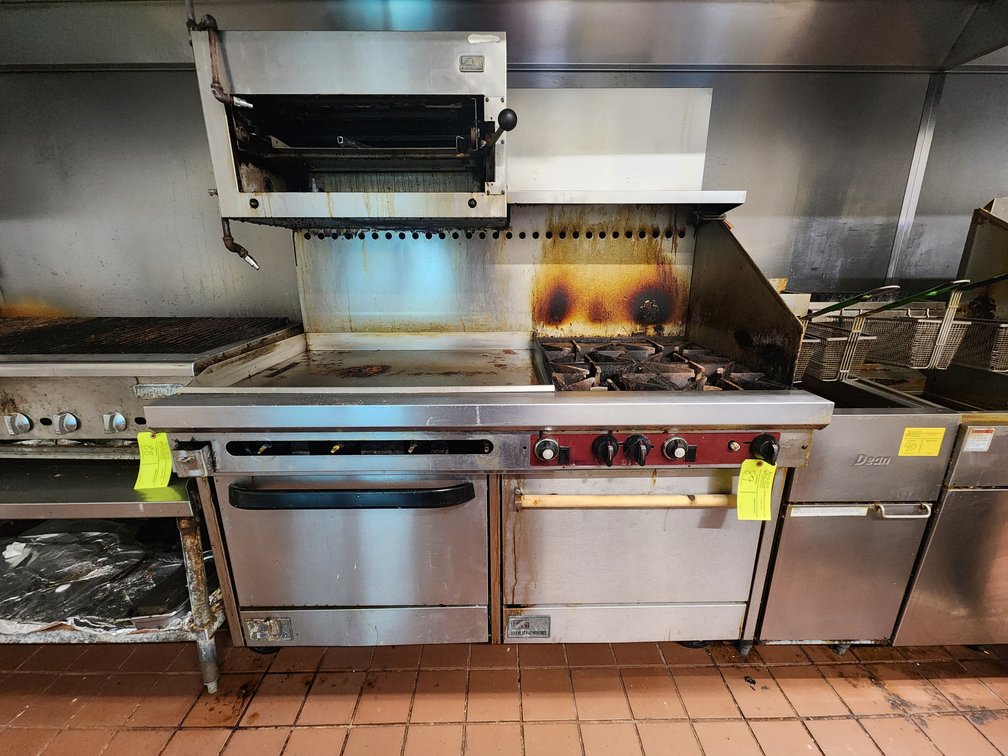 Southbend Combo Range with Griddle, Dual Oven, Stove and Broiler