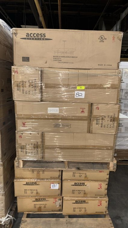 Access Lighting Bulk Lot: 70083LED-BSL, 52093LEDLP-BS/CLR, 55542, LED Fixtures, 20+ Units, UL Listed