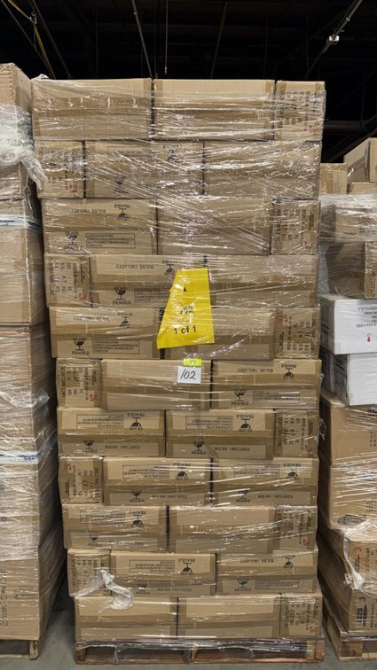 Access Lighting FR-63112-CH Chrome Wall Sconces, Pallet Lot Bulbs Included, New in Box