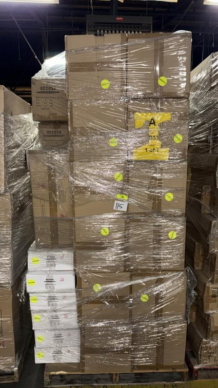 Access Lighting LED Fixtures Model 63893LEDD & 23879LEDDLP-BL/GLD, Original Boxed Pallet