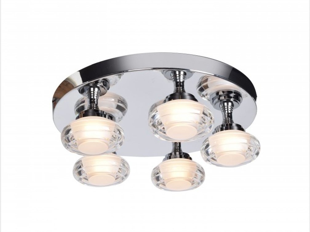 Access Lighting Stonington 63979LED-CH/ACR LED Flush Mount Fixture Pallet, 24 Cases, Chrome, ETL
