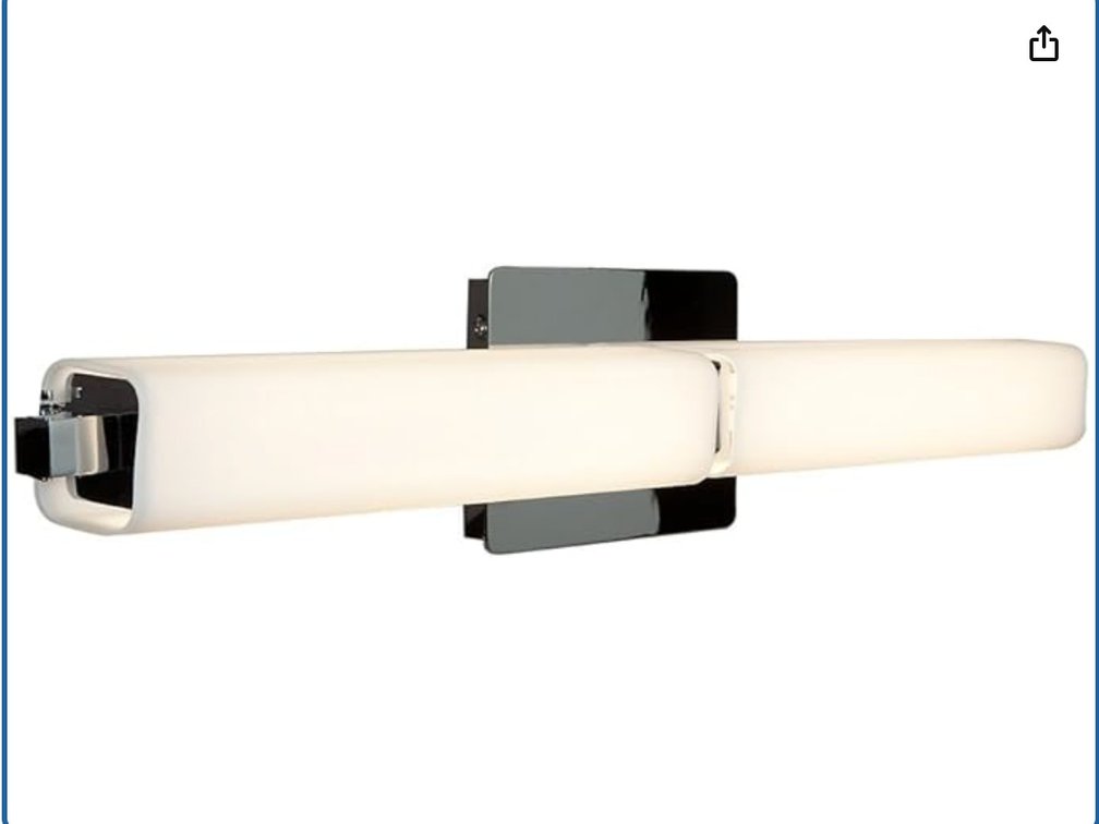 Access Lighting 70036LEDD-CH/OPL LED Wall Vanity Chrome/Opal, Pallet of 65, 26" Fixture