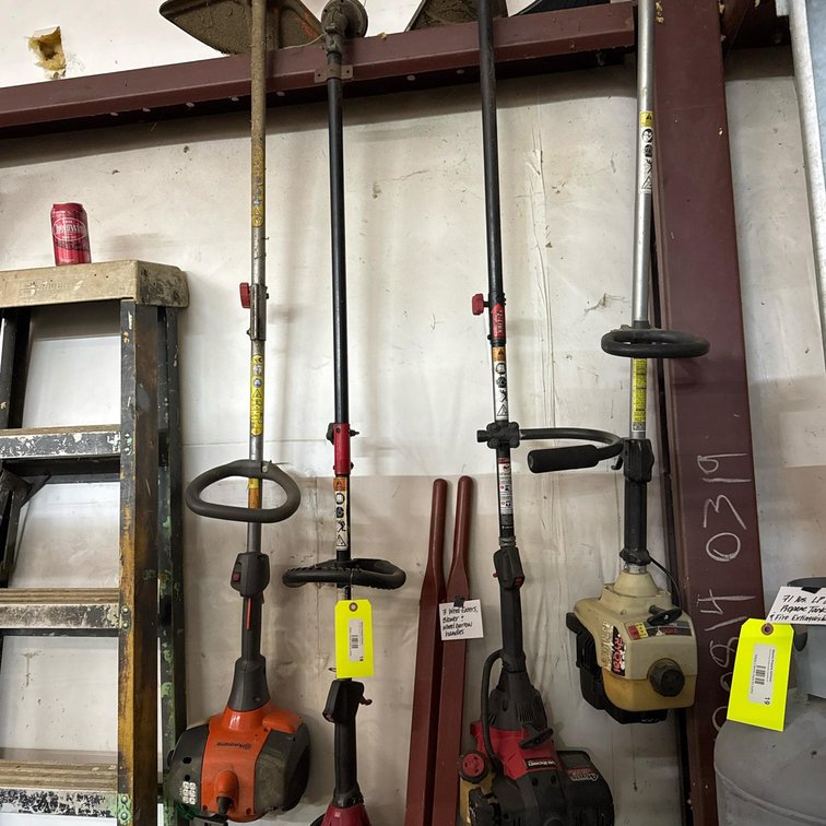 Mixed Group of Gas-powered String Trimmers