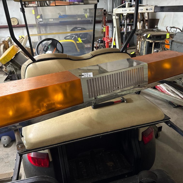 Code 3 Force 4 XL Amber Rotating Safety Light Bar, 48" Roof Mount, Dual Rotator, SAE-W3-7