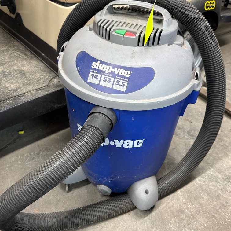 Shop-Vac 14 Gallon 5.5 HP Wet/Dry Vacuum Blue/Gray