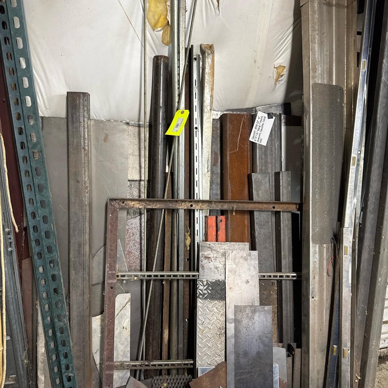 Assorted Aluminum, Stainless, & Mild Steel Metal Stock Lot – Tubes, Sheets, Bars