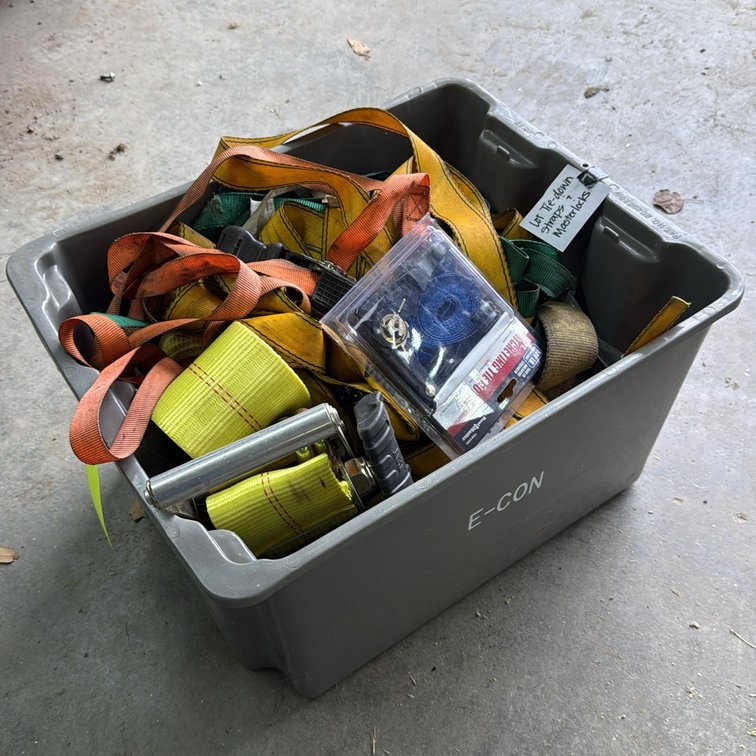 Haul-Master 14 ft Ratcheting Tie-Down Strap w/ Various Other Straps