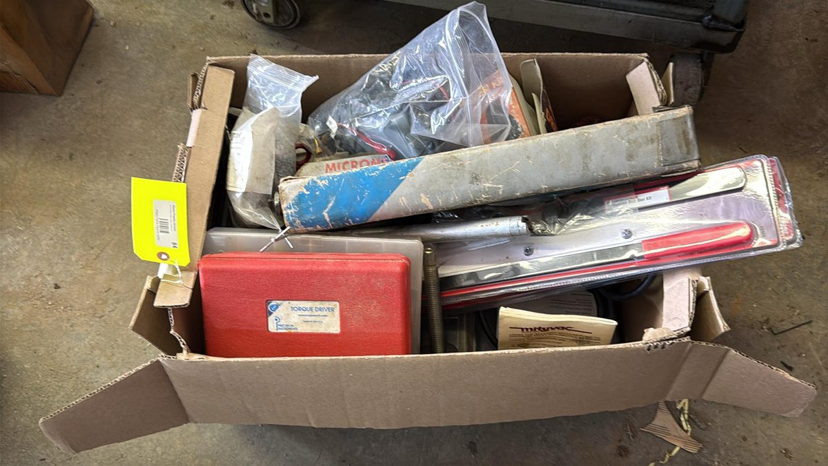 Pittsburgh Serpentine Belt Tool Kit, Precision Instruments Torque Driver, Torque Wrench - Box Lot