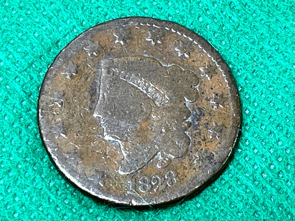 1828 Coronet Head Large Cent