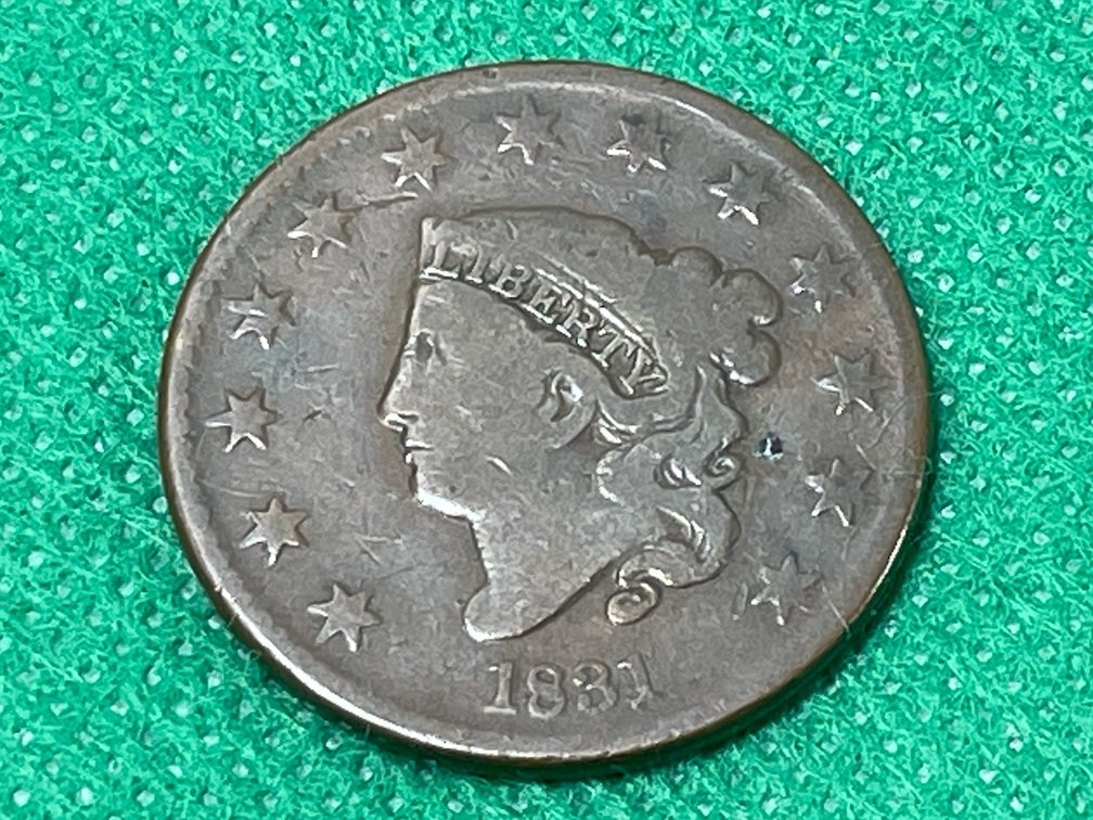 1831 Coronet Head Large Cent
