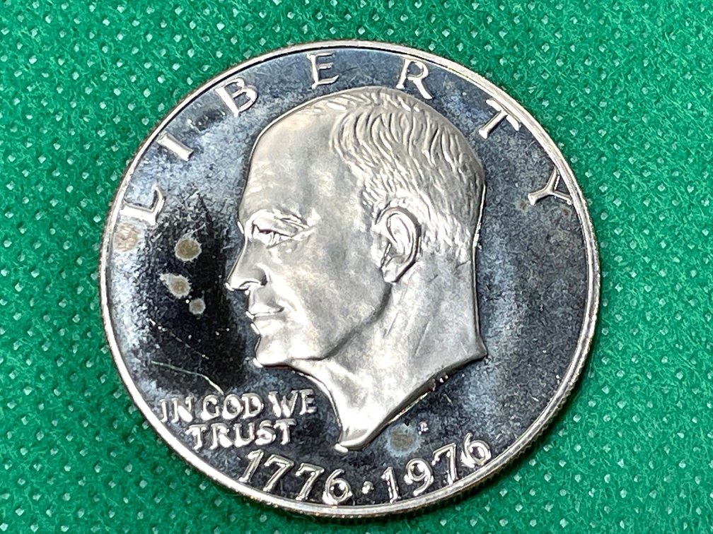 1776-1976 Bicentennial Eisenhower Dollar Deep Cameo Proof