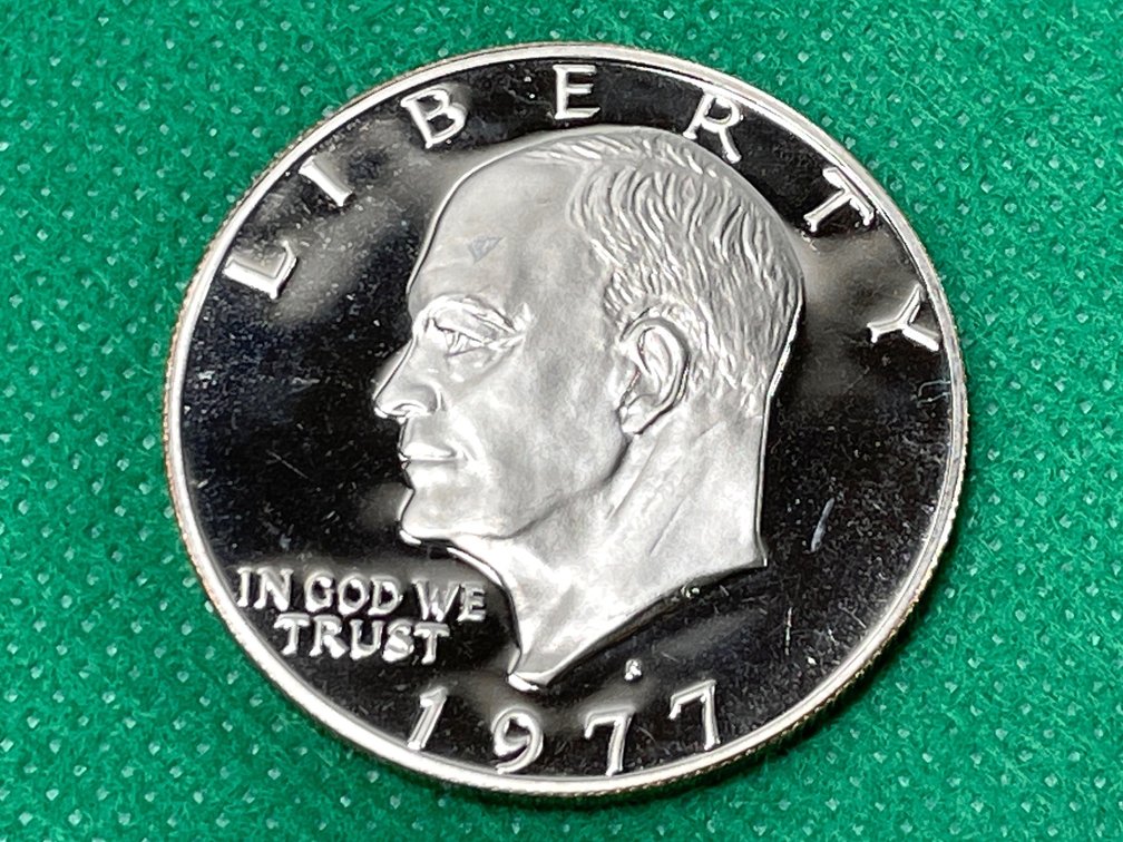 1977-S Eisenhower Dollar Deep Cameo Proof