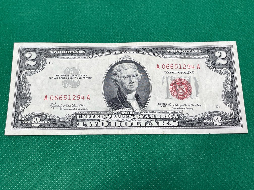 1963 $2 United States Note