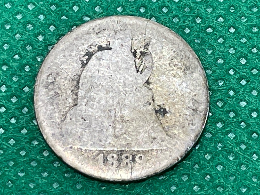 1889-S Liberty Seated Dime (AG)