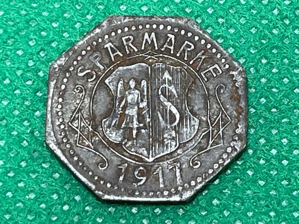 1917-S Stadtsparkasse Strehlen Schles 10 Sparmarke