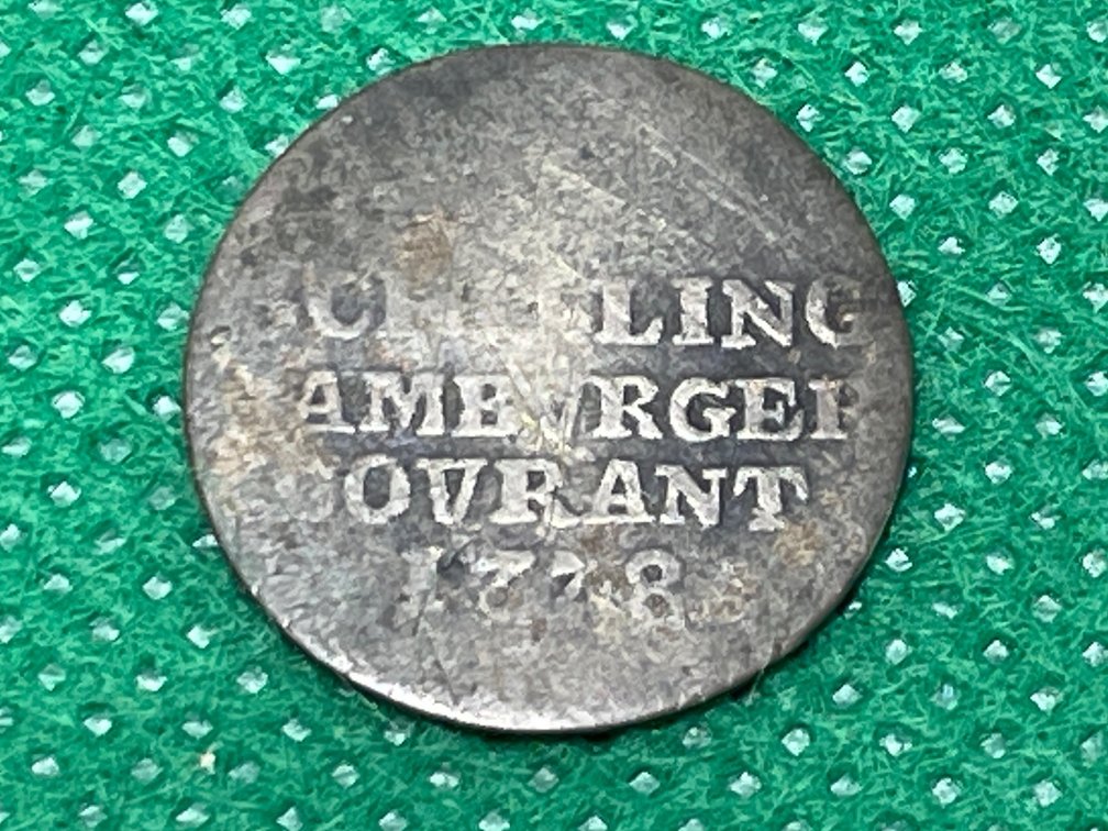 1778 Hamburger Courant Schilling