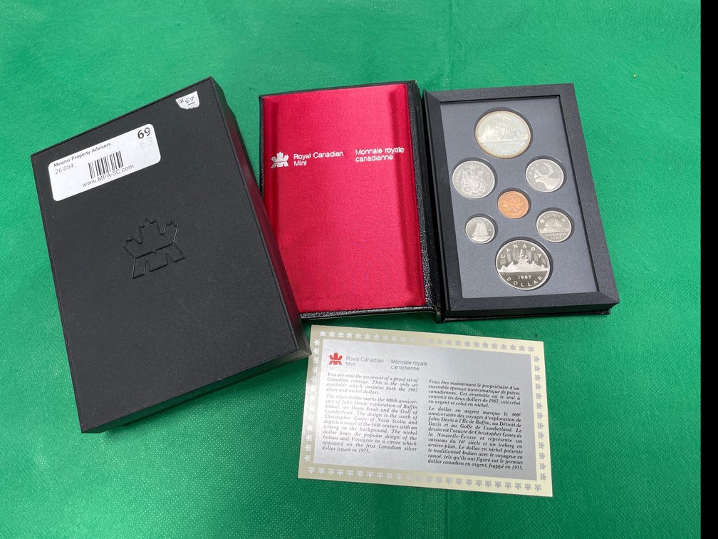 1987 Royal Canadian Mint Double Dollar Proof Set