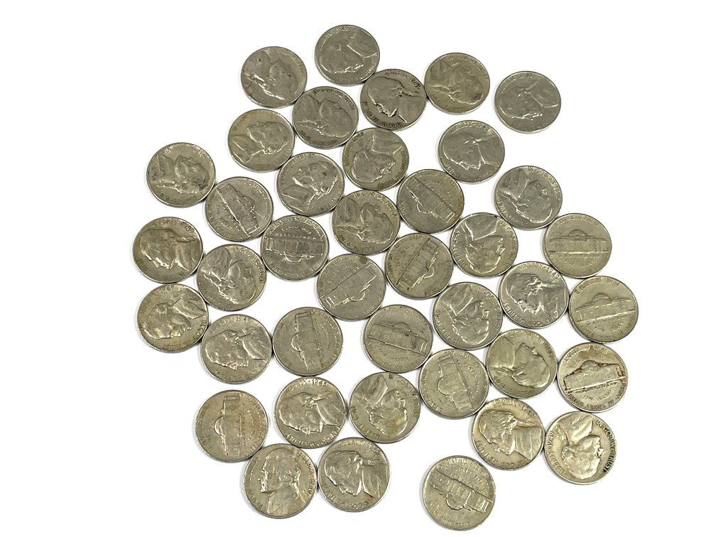 Roll of 40 1949-S Jefferson Nickels