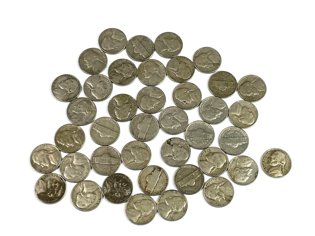 Roll of 40 1955 Jefferson Nickels