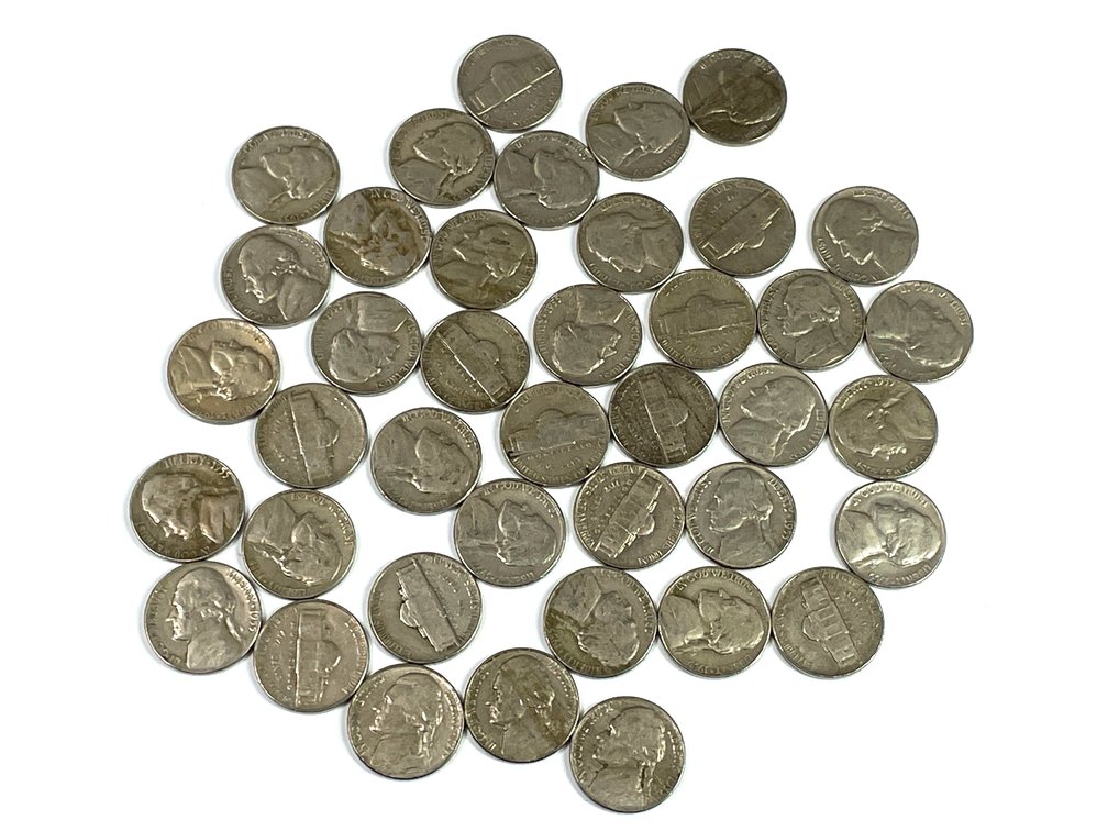 Roll of 40 1955 Jefferson Nickels