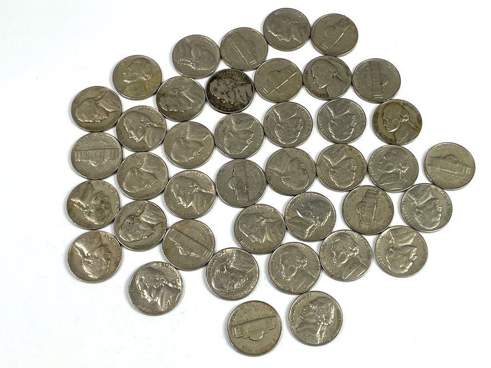 Roll of 40 1951-S Jefferson Nickels