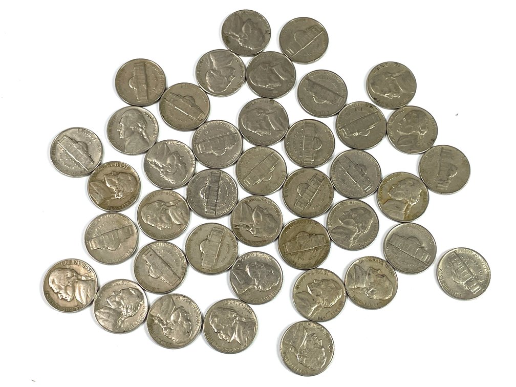 Roll of 40 1951-S Jefferson Nickels
