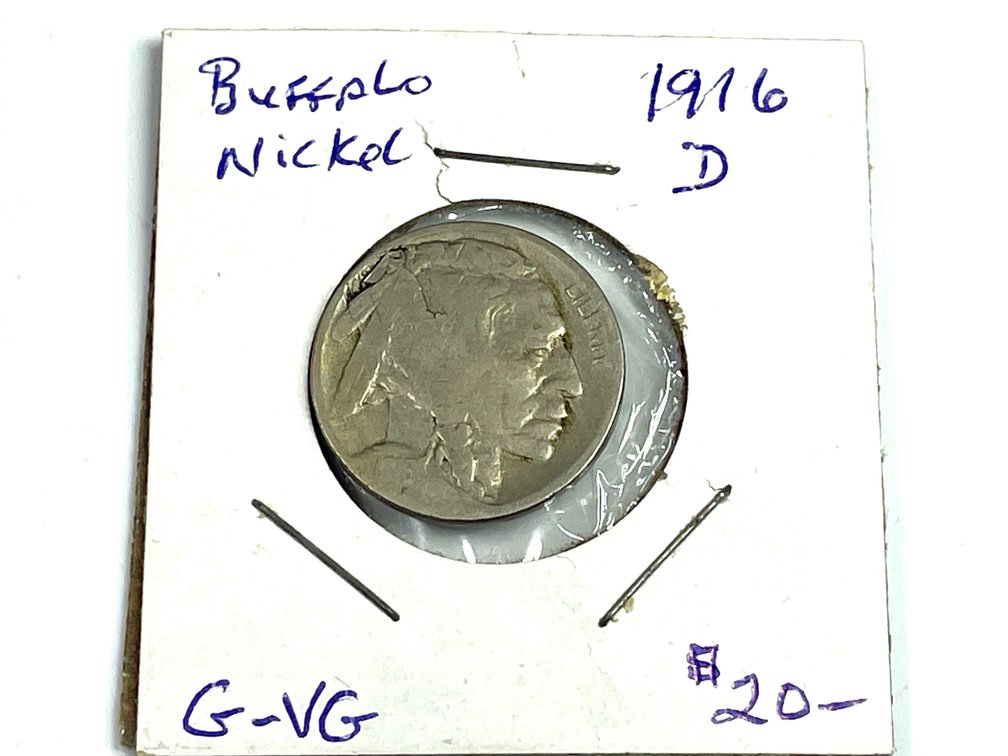 1916-D Buffalo Nickel - G-VG