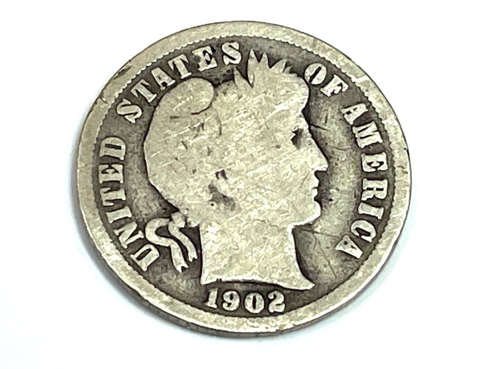 1902-O Barber Dime