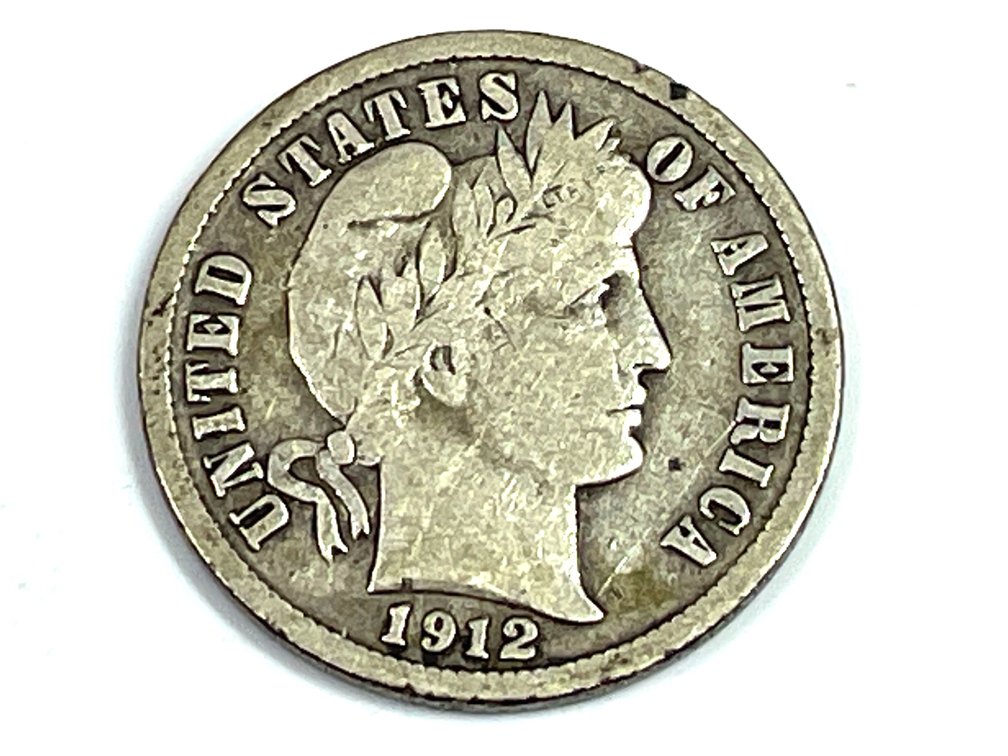 1912-D Barber Dime - F