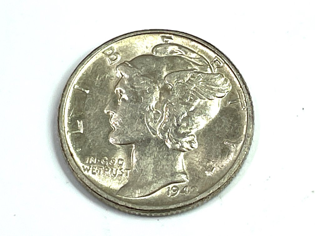 1942 Mercury Dime - AU
