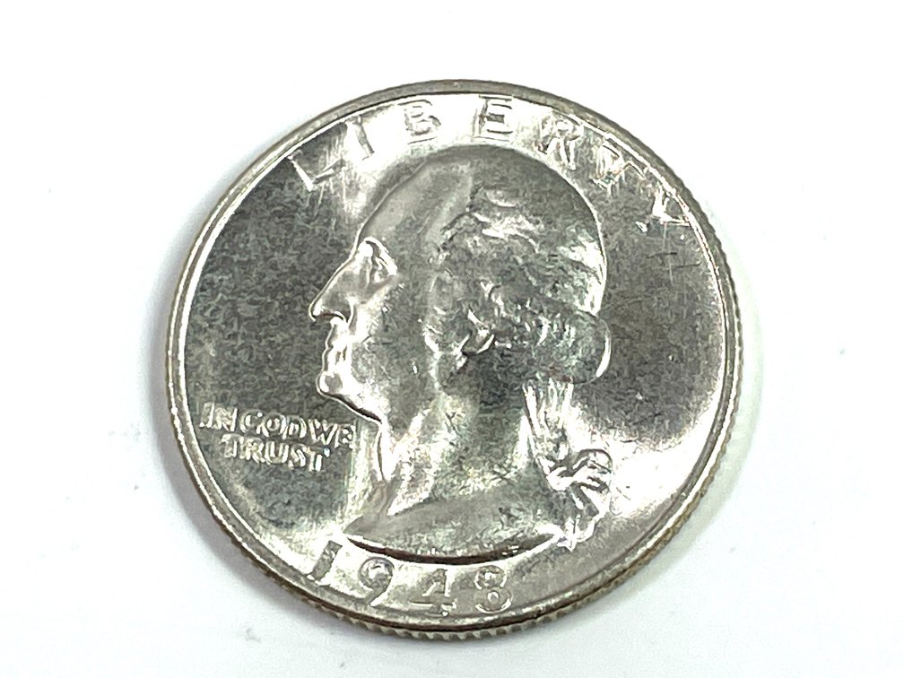 1948 Washington Quarter - MS65