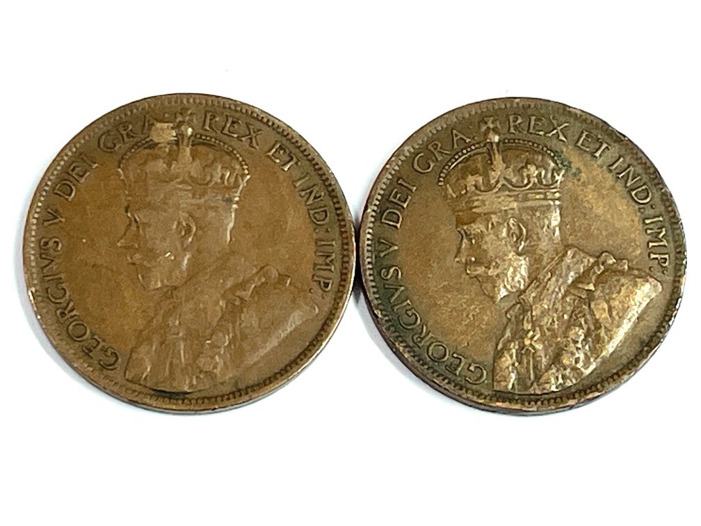 1916 & 1917 Canadian Large Cents