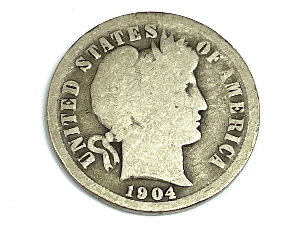 1904 Barber Dime