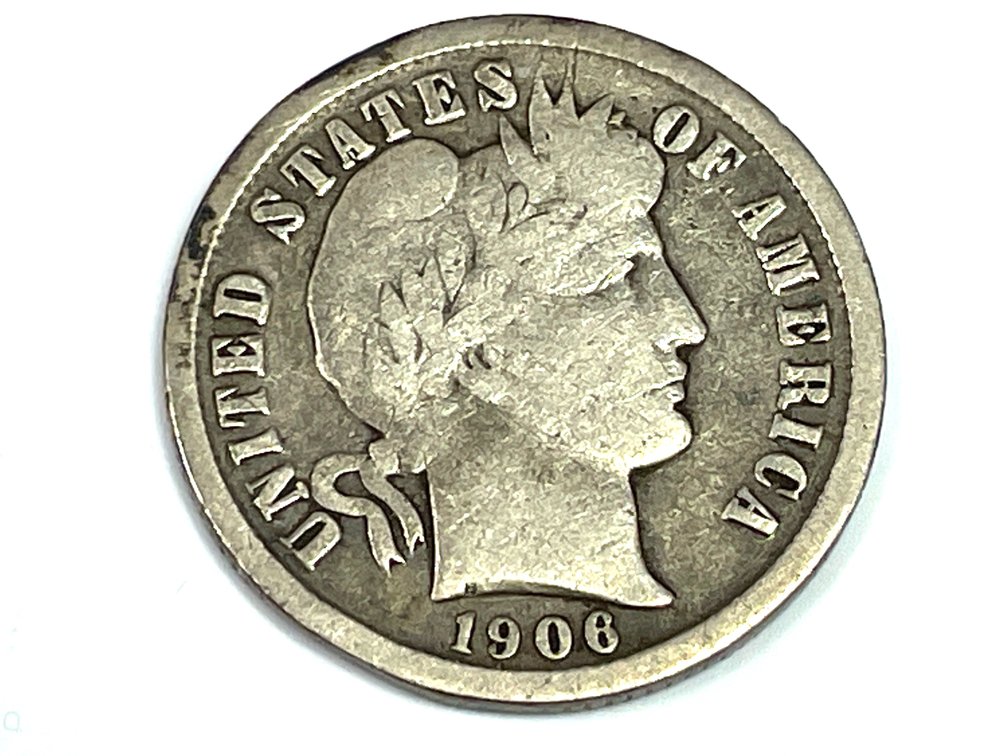 1906 Barber Dime