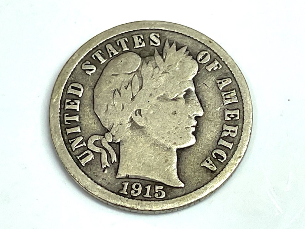 1915 Barber Dime