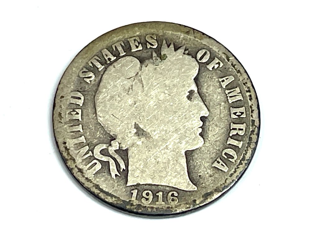 1916-S Barber Dime