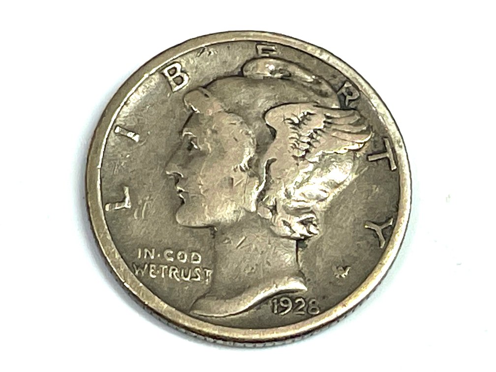 1928-S Mercury Dime - F