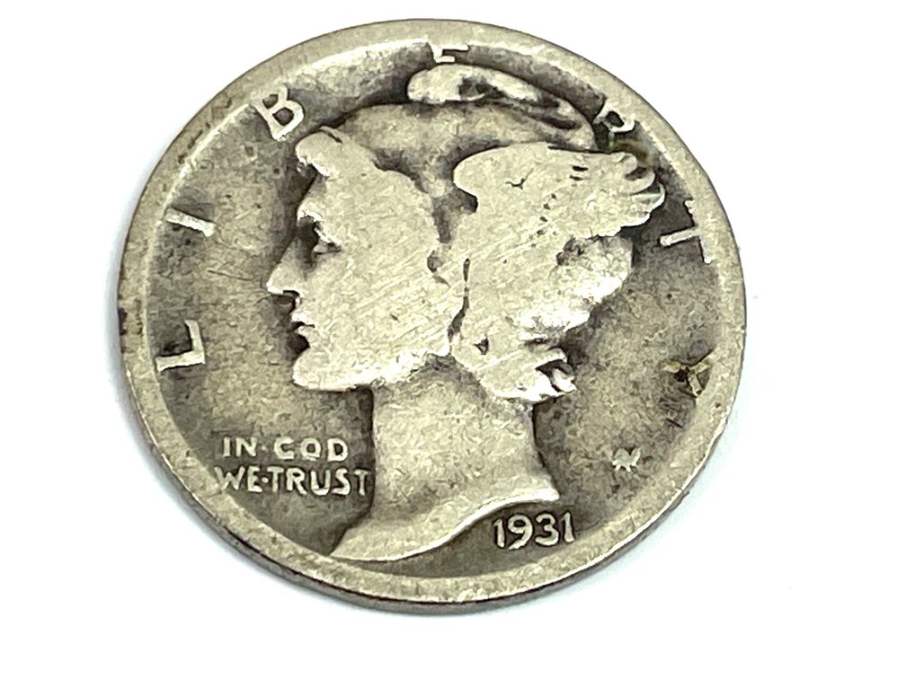 1931-D Mercury Dime