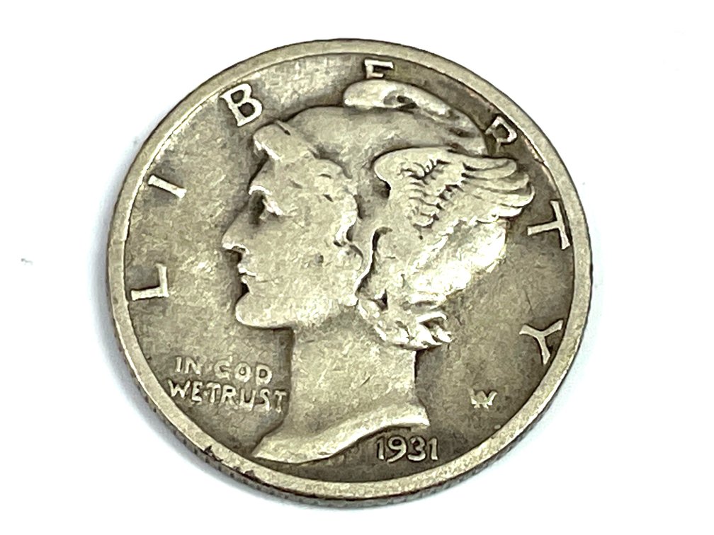 1931-S Mercury Dime - F
